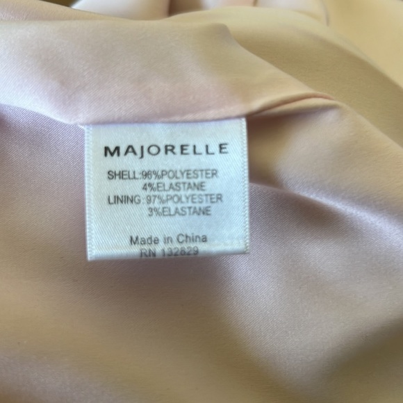 Revolve Majorelle Nina Wrap Satin Dress in Ballet Pink NWT Size XXS - Picture 8 of 9